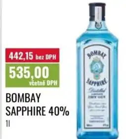 Ratio Bombay sapphire 40% nabídka