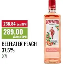 Ratio Beefeater peach 37,5% nabídka