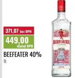 Ratio Beefeater 40% nabídka