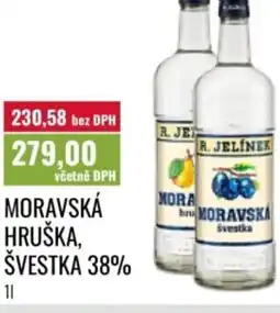 Ratio Moravská hruška, švestka 38% nabídka