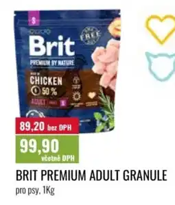 Ratio Brit premium adult granule nabídka
