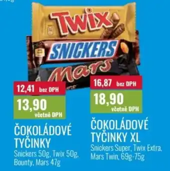 Ratio Čokoládové tyčinky nabídka