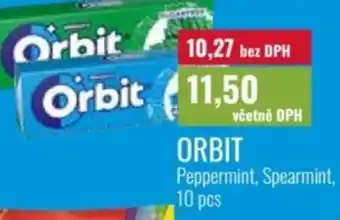 Ratio Orbit Peppermint, Spearmint nabídka