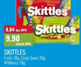 Ratio Skittles nabídka