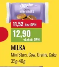Ratio Milka nabídka