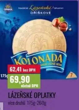 Ratio Lázeňské oplatky nabídka
