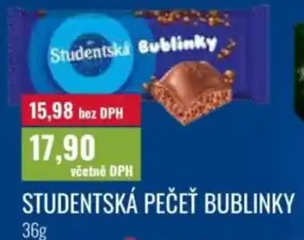 Ratio Studentská pečeť bublinky nabídka