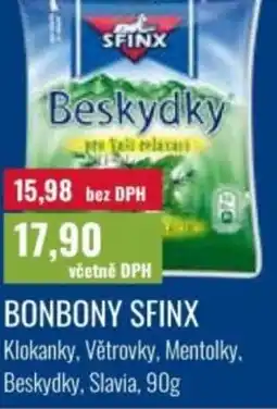 Ratio Bonbony sfinx nabídka