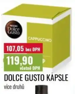 Ratio Dolce gusto kapsle nabídka