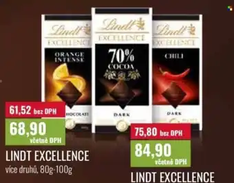 Ratio Lindt excellence nabídka