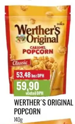Ratio Werther's original popcorn nabídka