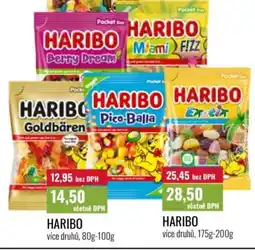 Ratio HARIBO více druhů nabídka
