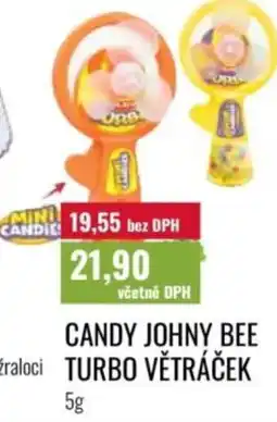 Ratio Candy johny bee turbo větráček nabídka