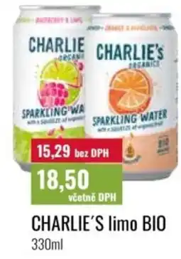 Ratio CHARLIE'S limo bio nabídka