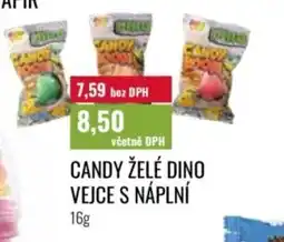 Ratio Candy želé dino vejce s náplní nabídka