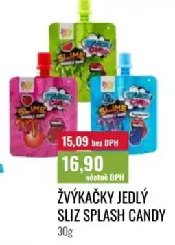 Ratio Žvýkačky jedlý sliz splash candy nabídka