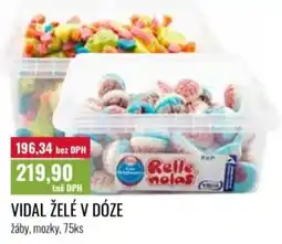 Ratio Vidal želé v dóze žáby, mozky nabídka