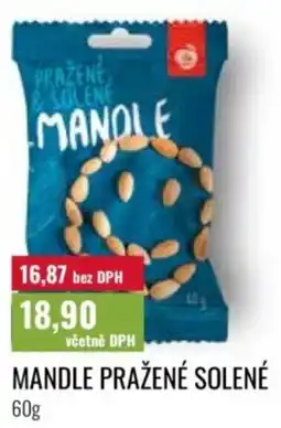 Ratio Mandle pražené solené nabídka