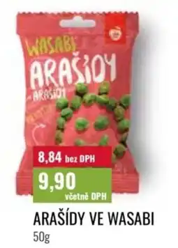Ratio Arašídy ve wasabi nabídka