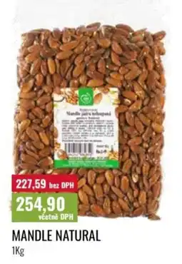Ratio Mandle natural nabídka