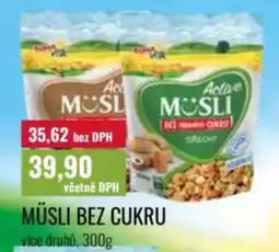 Ratio Müsli bez cukru více druhů nabídka