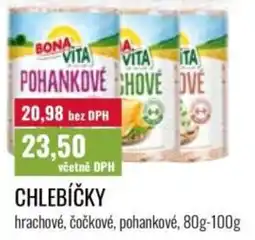 Ratio CHLEBÍČKY hrachové, čočkové, pohankové nabídka