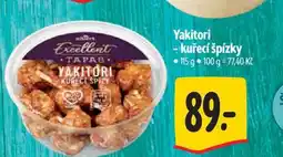 Albert Yakitori - kuřecí špízky nabídka
