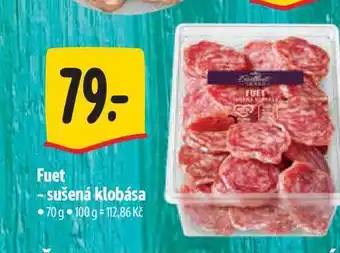 Albert Fuet - sušená klobása nabídka
