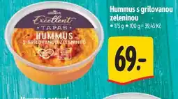 Albert Hummus s grilovanou zeleninou nabídka