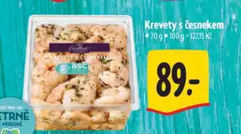 Albert Krevety s česnekem nabídka