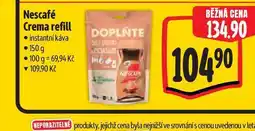Albert Nescafé Crema refill instantní káva nabídka