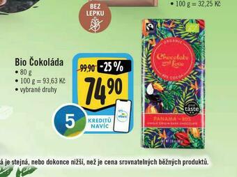 Jip Bio čokoláda nabídka