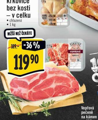 Jip Vepřová krkovice bez kosti nabídka