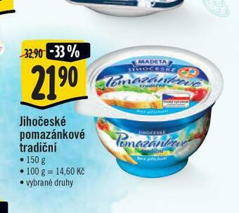 Jip Jihočeské tradiční pomazánkové nabídka