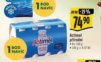 Jip Actimel přírodní nabídka