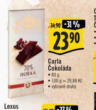 Jip Carla čokoláda nabídka
