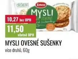 Ratio Mysli ovesné sušenky nabídka