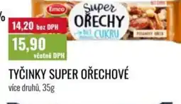 Ratio Emco Tyčinky super ořechové nabídka