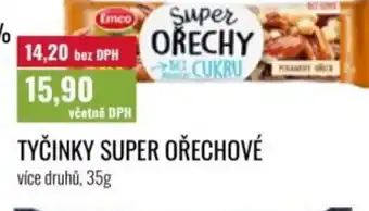Ratio Emco Tyčinky super ořechové nabídka