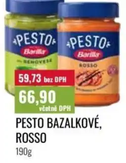 Ratio Barilla Pesto bazalkové, rosso nabídka