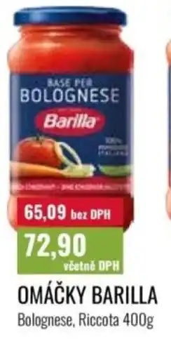 Ratio Omáčky barilla nabídka