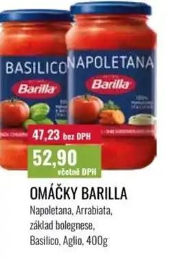 Ratio Omáčky barilla nabídka