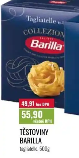 Ratio Těstoviny barilla tagliatelle nabídka