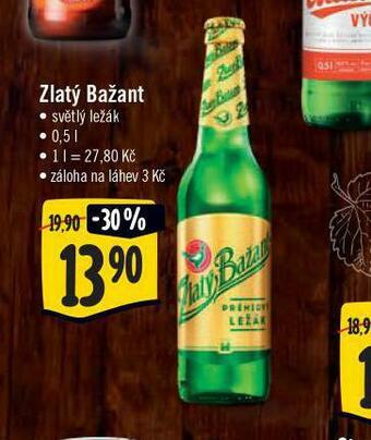 Jip Pivo zlatý bažant nabídka