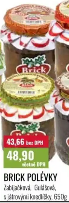 Ratio Brick polévky nabídka