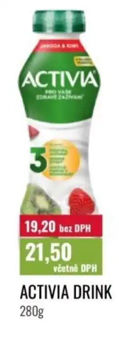 Ratio Activia drink nabídka