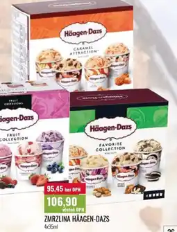 Ratio Zmrzlina häagen-dazs nabídka