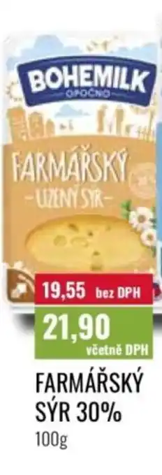 Ratio Bohemilk Farmářský sýr 30% nabídka