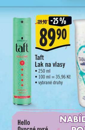 Jip Taft lak na vlasy nabídka