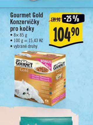 Jip Gourmte gold konzervičky pro kočky nabídka